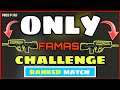 Only Famas Challenge in Ranked Match || No Skin || Garena Free Fire - 4G GAMERS
