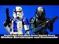 Star Wars Black Series Shadow Stormtrooper and Commander GameStop Gaming Greats Action Figure Review