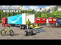 Camping de LUXE & Livraison AMAZON | (RolePlay) Farming Simulator 19