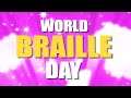 CELEBRATE BRAILLE DAY AND WIN PRIZES !! | FORUM EVENT | Trove