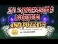All Stone Slates Location and Puzzles Tsurumi Island |TWO LUXURIOUS CHESTS AND ACHIEVEMENT|