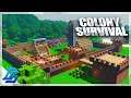 BUILDING A COLONY TO SURVIVE ZOMBIE HORDES  - Colony Survival Multiplayer Gameplay - Part 1 (2021)