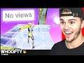 REACTING to FORTNITE MONTAGES with 0 VIEWS!