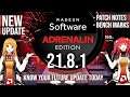 New AMD Radeon Software Adrenalin 21.8.1 Update 💻 Gpu News 2021