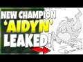 MORE NEW CHAMPION LEAKS! 'AIDYN', The Guide - NEW DARKIN CHAMPION?