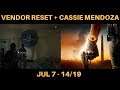 The Division 2 - VENDOR RESET + CASSIE MENDOZA (JUL 7/19)