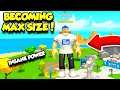 BECOMING MAX SIZE IN WORKOUT ISLAND SIMULATOR AND CRUSHING THE WHOLE SERVER! (Roblox)