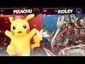Super Smash Bros Ultimate Smoothie (Pikachu) vs Dragolor21 (Ridley)
