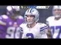 (Madden NFL 20) Version 1.18 (Minnesota Vikings vs Dallas Cowboys) Week 10