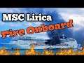 MSC Lirica fire onboard | CruiseShip on fire in Corfu, Greece.