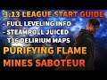 Purifying Flame Mines Saboteur - Screenwide Destruction - League Start Guide - Path of Exile: 3.13
