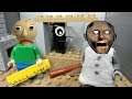 GRANNY LEGO THE HORROR GAME ANIMATION New Pet Crow and Baldi's Basics