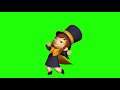 A Hat In Time: Peace And Tranquility Dance Greenscreen (10 Hours Version)