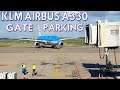 KLM Airbus A330 Gate Parking Schiphol 4K