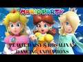 Mario Party Series - Peach, Daisy & Rosalina's Dancing Animations (First 2022 Video)