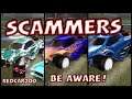 Four different scams, Watch full video to prevent this from happening, Rocket League Scammers