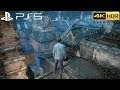 Uncharted 4: A Thief's End (PS5) Nathan Criança Primeira Fuga Com Parkour | Gameplay 4K HDR 60FPS