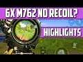 6x On M762 Has NO RECOIL? | PUBG Mobile Highlights