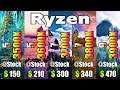 Ryzen 5 3500X vs Ryzen 5 3600X vs Ryzen 7 3700X vs Ryzen 7 3800X vs Ryzen 9 3900X