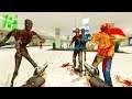 Counter Strike Source - Zombie Horde Mod Online Gameplay on de_paris_subway map