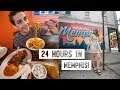 24 Hours in Memphis, TN! Trying Barbecue SPAGHETTI!? + Exploring the City