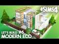 Wohnzimmer einrichten | Die Sims 4 Modern Eco Haus bauen und einrichten | Let's Build #6