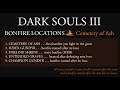 Dark Souls III ¦ Bonfire Locations in Cemetery of Ash