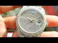 [Khủng & Đẹp] Rolex Datejust 126300 Độ Full Diamonds Custom | ICS Authentic