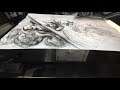 Highspeed Time Lapse: Charcoal Art for Page 37 in 1 Minute