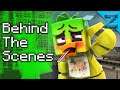BEHIND THE SCENES Chica is SICK?! | Fazbear and Friends Episode 2 (FNAF Minecraft Animation)