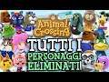 TUTTI i personaggi ELIMINATI (o PEGGIORATI) | Animal Crossing New Leaf New Horizons