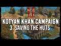 Saving the Huts! Kotyan Khan Campaign #3. Age of Empires 2 Definitive Edition Gameplay