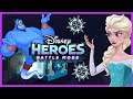 Disney Heroes Battle Mode! Genie Thinks Elsa Is A Genie?! Gameplay Walkthrough
