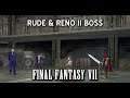 Final Fantasy VII | Rude & Reno II Boss Battle (PS1, PS4)