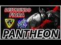 MAIN PANTHEON DESTRUINDO FIORA + BUILD OP | League of Legends : Wild Rift