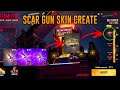 Scar Gun Skin 🔫 Create | Plan Bermuda Raid And Run | #shorts #viral #ytshorts