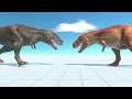 DARK TREX vs NORMAL TREX - Animal Revolt Battle Simulator