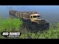 Spintires: MudRunner Truck Driving in heavy Flood Road | Truck Driving Under Water