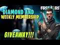 FREE FIRE TOURNAMENT LIVE || WEEKLY MEMBERSHIP GIVEAWAY FF