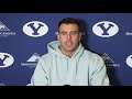 BYU Football | Press Briefing | Boise State | Isaac Rex | October 4, 2021
