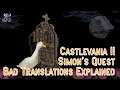 Castlevania II: Simon's Quest - Bad Translations Explained
