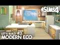 Grundriss + Küche: Die Sims 4 Modern Eco Haus bauen und einrichten | Let's Build #3