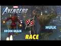 Marvel's Avengers Race: Iron Man vs Hulk Challenge!! (SPLIT SCREEN EDIT)
