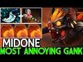 MIDONE [Batrider] Most Annoying Gank + Rod of Atos Cancer Build Dota 2