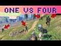 One VS Four | Call Of Duty Mobile | Battle Royale Mode