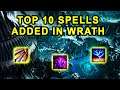 Top 10 Spells Added in Wrath of the Lich King