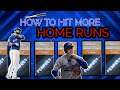 HOW TO HIT MORE HOME RUNS! MLB THE SHOW 20 DIAMOND DYNASTY HITTING TIPS
