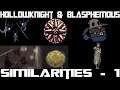 Hollow knight and Blasphemous similarities , mantis lords , Cloth and dreamshield