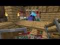 Minecraft Day 24 Survival Multiplayer Realm Villager Prison Railroad Nether Spider XP Creeper Farm
