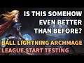 Ball Lightning Archmage Ascendant - Path of Exile 3.13 League Start Testing - BETTER Than Before?